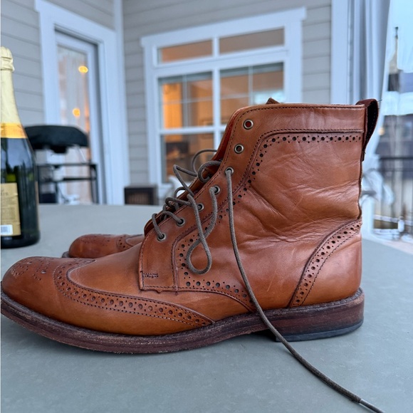 Allen Edmonds Dalton Tan Boots worn only a handful of times